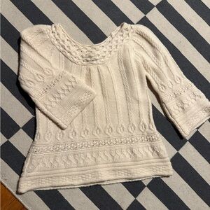 Designer French Connection Angora & Wool knit sweater small